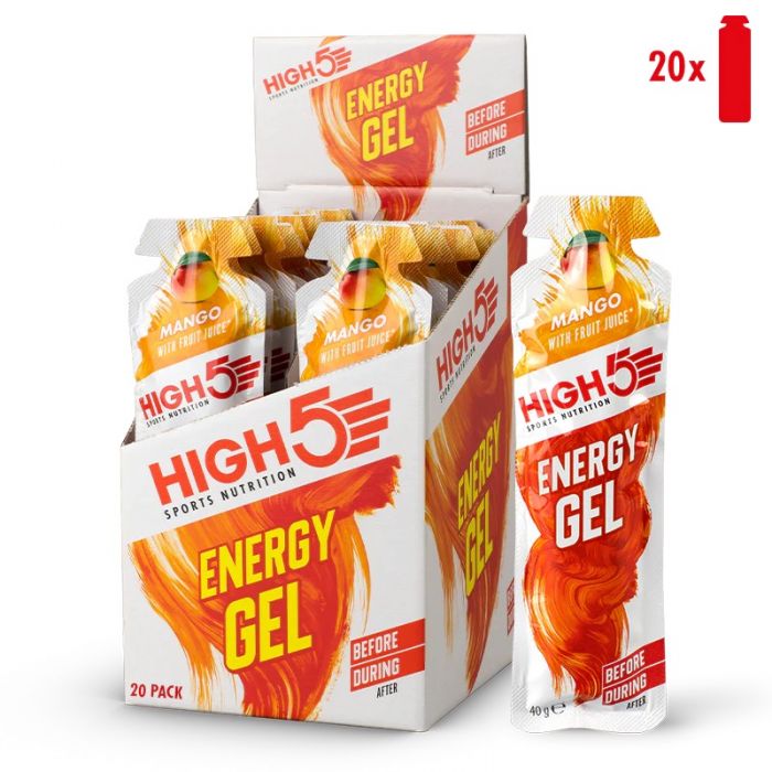 High5 Energy Gel – Mango 20X40g